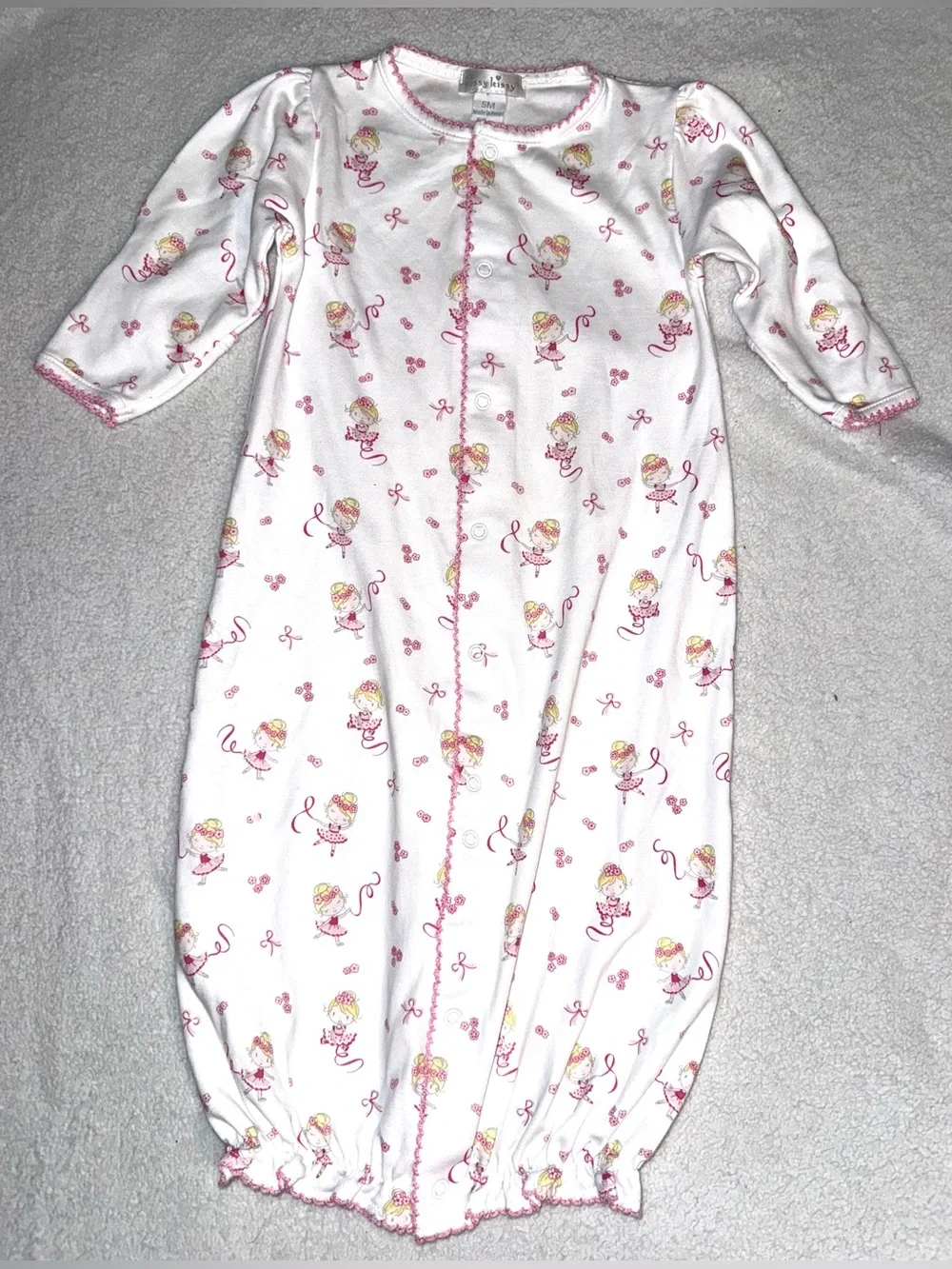 Kissy Kissy baby girl ballerina gown, size S, 0-3 mos
